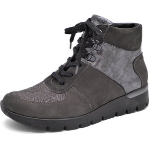 Waldläufer OrthoTritt Dames Veterboot - 626K82-300-052 Grijs - Wijdte K - Maat 6 (39)