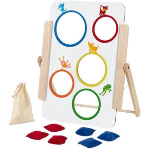 Goki Houten Werpspel Zakjes Gooien, 8dlg.