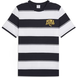 PUMA PUMA CLASS Striped Tee Heren tshirt - new navy - Maat M