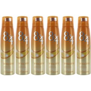 8x4 Inspire  Deodorant Spray - 6 x 150 ml - Voordeelverpakking