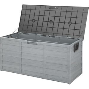 Opbergbox Tuinkussenbox 300 liter Waterdichte Buitenopbergdoos Zwembadaccessoires - Terrasmeubels Tuingereedschap Opbergbox Tuinkussenbox