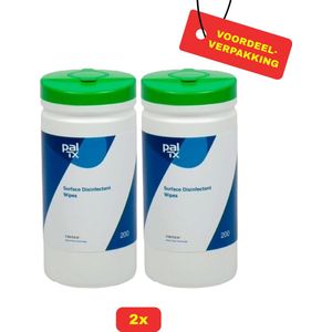 2 x Pal TX Desinfectiedoekjes 200 stuks - voordeelverpakking