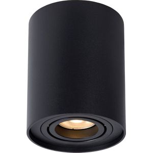 Lucide TUBE - Plafondspot - Ø 9,6 cm - 1xGU10 - Zwart