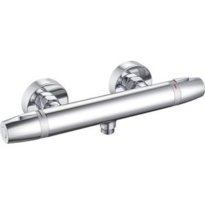Auralum max Thermostatische Douchekraan - Hartafstand 150 mm - Chroom - Douchemengkraan met thermostaat