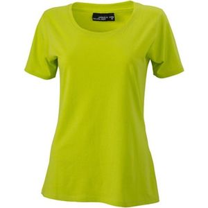 James and Nicholson Dames/dames Basic T-Shirt (Zuurgeel)