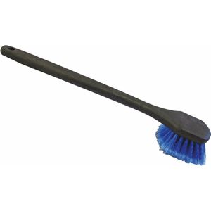 Autowasborstel en velgenborstel lange steel PVC