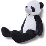 Grote knuffelbeer - pandabeer - 100 cm - zwart wit