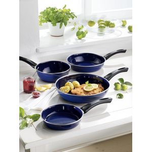 Oma's emaille pan 28 CLASSIC diameter 28 cm-email blauw-inductie-Oma-pan-H65cm-FSCM001