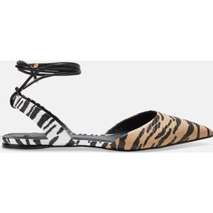 Mangará Dames sandalen Palmito Geitenleer - Dierenprint - Maat 37