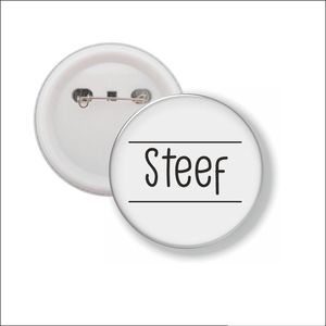 Button Met Speld 58 MM - Steef