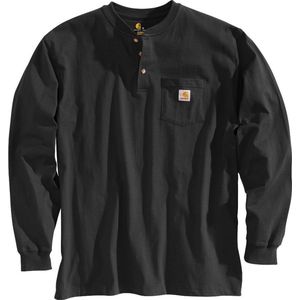 Carhartt Longsleeve Workwear Pocket Henley L/S Black-L