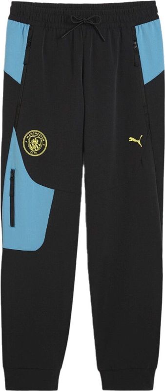 Manchester city fc tech track pants in de kleur zwart.