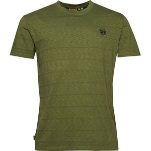 Superdry Vintage Texture Tee Heren T-shirt - Groen - Maat L