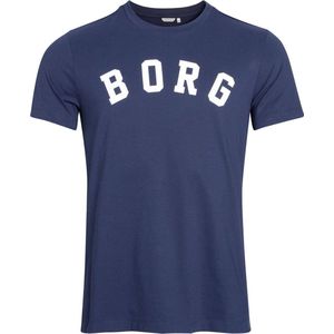 Bjorn Borg Berny heren sportshirt - donker blauw - maat S