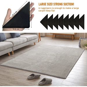 Boraboi ® Anti-Slip Vloerkleed Onderlegger voor Veiligheid en Stabiliteit op Houten Vloeren