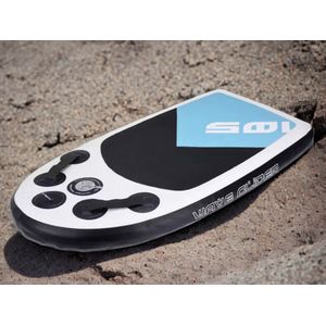Q4Life Opblaasbaar Bodyboard – Inclusief Draagtas, Leash en Reparatieset – zwemplank sup board kickboard – surfboard - 105x60 x10 cm