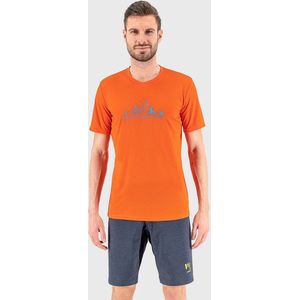 Karpos Loma T-shirt Met Korte Mouwen Oranje L Man