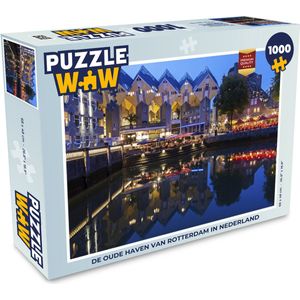 Puzzel Rotterdam - Water - Haven - Legpuzzel - Puzzel 1000 stukjes volwassenen