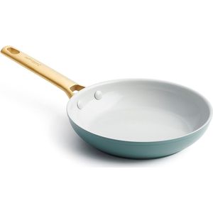 20cm Skillet - Hard Anodized Ceramic Nonstick - PFAS-Free - Induction - Oven-Safe - Dishwasher Safe - Smoke Blue
