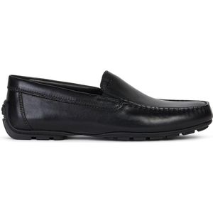 Geox Heren  Zwarte Herenschoenen Moner 2 Fit Moccasins