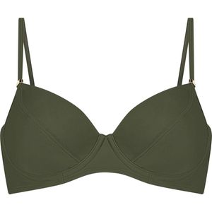 Hunkemöller Dames Badmode Bikinitop Luxe - Groen - maat E75