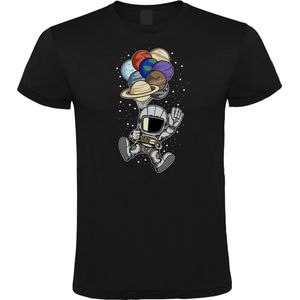 Klere-Zooi - Balloon Astronaut - Heren T-Shirt - L