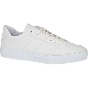 Suitable Nubuck Skave Sneaker Wit - Maat 41 - Heren - Sneakers