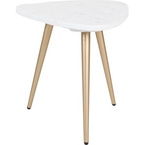 Salontafel Milou - Marmer - 40 cm - Goud