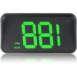 - Digitale snelheidsmeter GPS Head Up display auto met GPS + Beidou 10 Hz vernieuwingssnelheid (KM/H)- Smart digitale snelheidsmeter Head Up display auto met GPS + Beidou 10 Hz vernieuwingssnelheid (KM/H)