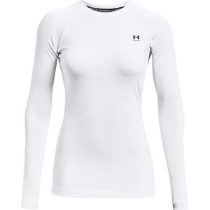 Under Armour UA CG Authentics Crew Dames Thermoshirt - White - Maat S