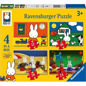 Nijntjes 65e Verjaardag 4 In 1 Puzzel (12+16+20+24 stukjes) - Kinderpuzzel