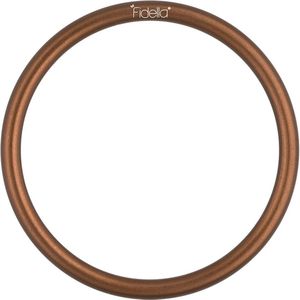 Fidella Sling Ring met logo - groot -bruin