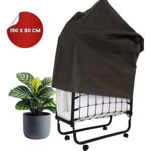 Troonz® Logeerbed Venetia Royal 80x190 cm – Vouwbed met Matras - Opklapbed 1 persoons