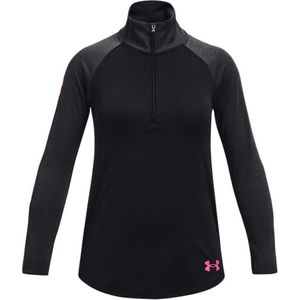 Under Armour Graphic Half Zip Longsleeve Meisjes - sportshirts - zwart - Vrouwen