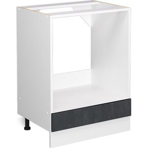Vicco R-Line Keuken Ovenombouwkast – 60 cm zonder werkblad Zwart beton zonder werkblad