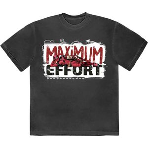 Marvel Deadpool - Maximum Effort Heren T-shirt - 2XL - Zwart