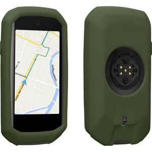 kwmobile fietscomputer gps hoes geschikt voor Garmin Edge 1050 hoesje - Beschermhoes voor fietsnavigatie - Siliconen cover