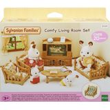 Sylvanian Families 5339 woonkamerset- poppenhuismeubel- 20 onderdelen- 2 dessins voor meubels