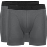 Basics long shorts grey 2 pack voor Heren | Maat S