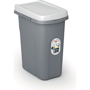 Afvalbak - 'Home Eco System' - afvalscheiding - Prullenbak - Afvalbakje - 15 Liter - Wit