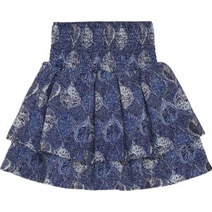 Indian Blue Jeans Zomer rok meisjes - navy blauw - ruffel