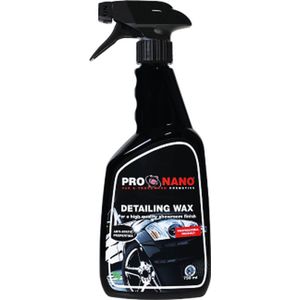 ProNano | ProNano Detailing Wax 750ml | Nano Technologie | De Detailing Wax werkt kleurherstellend en camoufleert lichte krassen (swirls). Tevens biedt de Detailing Wax een langdurige bescherming tegen water er vervuiling.