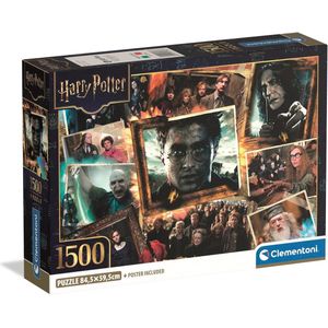 Clementoni - Puzzel - 1500 Stukjes - Harry Potter Compact Box - High Quality Collection