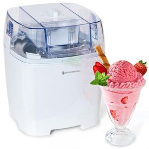 KitchenBrothers IJsmachine - IJsmaker - 1,5L - Wit