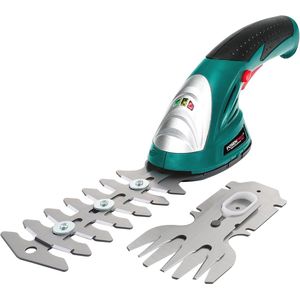 Draadloze 2-in-1 heggenschaar en grasmaaier - Oplaadbare lithium-ion trimmer met geïntegreerde accu