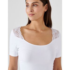 Damart - T-shirt met korte mouwen Climatyl - Vrouwen - Wit - 50-52 (XL)