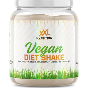 XXL Nutrition - Vegan Diet Shake - Maaltijdshake, Eiwit Shake, Maaltijdvervanger - Whey Protein Shake Incl. Vitamines & Mineralen - Chocolade - 1200 Gram