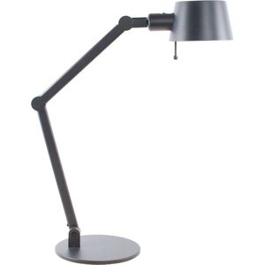 Verstelbare retro bureaulamp | zwart | E27