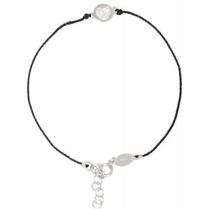 HÕBE – Suerte Armband –  Gerecycled Sterling Zilver– Zijden Draad – Bracelet– Handgemaakte Sieraad – Accessories – Dames armband