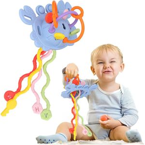 Rooly® Montessori Speelgoed - Baby Speelgoed - Speelgoed 1 Jaar - Bijtketting - Bijtring - Rammelaar - Kinderspeelgoed - Sensorisch Speelgoed - Educatief Speelgoed
